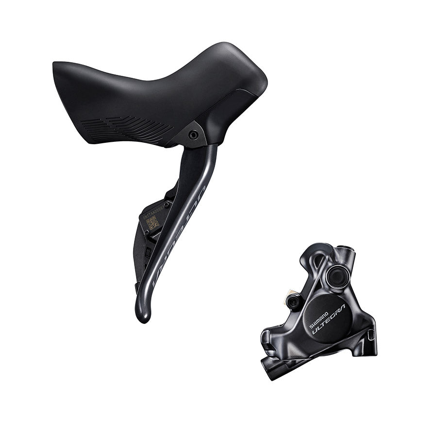 180788-05::0::180788-05::Shimano, Ultegra Di2 ST-R8170 / BR-R8170, Frein à disque hydraulique Route, Avant, Flat mount, 160mm, Noir, IR8170DLF6SC100F