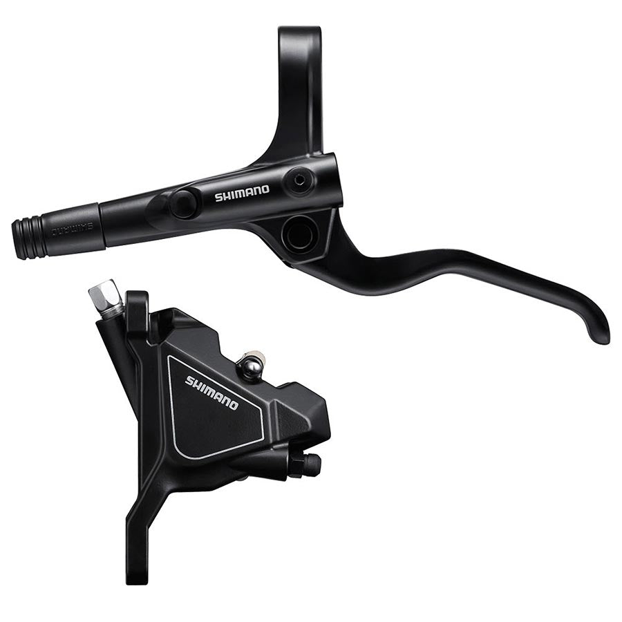 180851-01::0::180851-01::Shimano, Alivio BL-M201/BR-UR300, Frein à disque hydraulique VTT, Avant, Flat mount, Disque: , Noir, Ensemble, EMT2012KLF6RA100