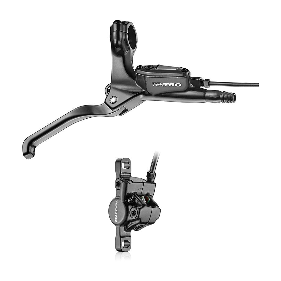 180876-01::0::180876-01::Tektro, HD-E350, Frein à disque hydraulique Route, Avant, Post mount, 140 ou 160mm (non inclus), 302g, Noir