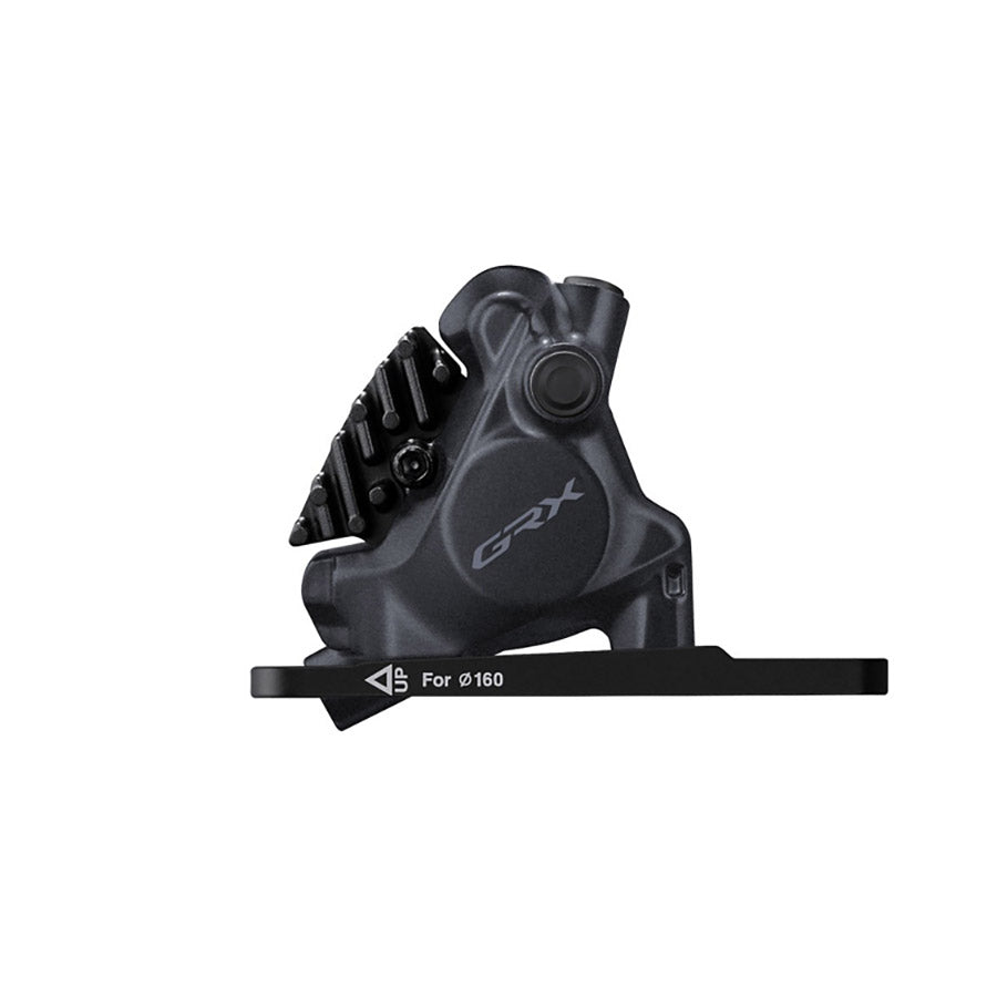 180899-01::0::180899-01::Shimano, GRX BR-RX410, Frein à disque hydraulique Route, Avant, Flat mount, 140 ou 160mm (non inclus), 109g, Noir
