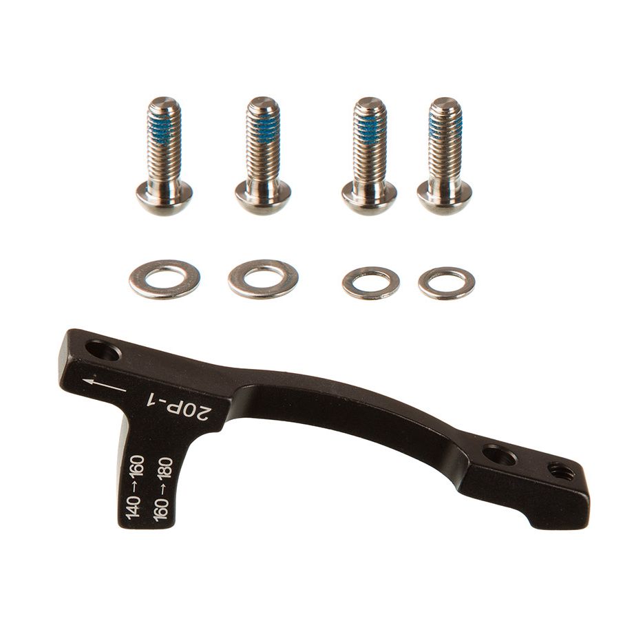 201046-01::0::201046-01::SRAM, Post Mount Bracket - Ti Bolt, Adaptateur pour étrier, Étrier: Post mount, Cadre/Fourche: Post mount, F180/F160
