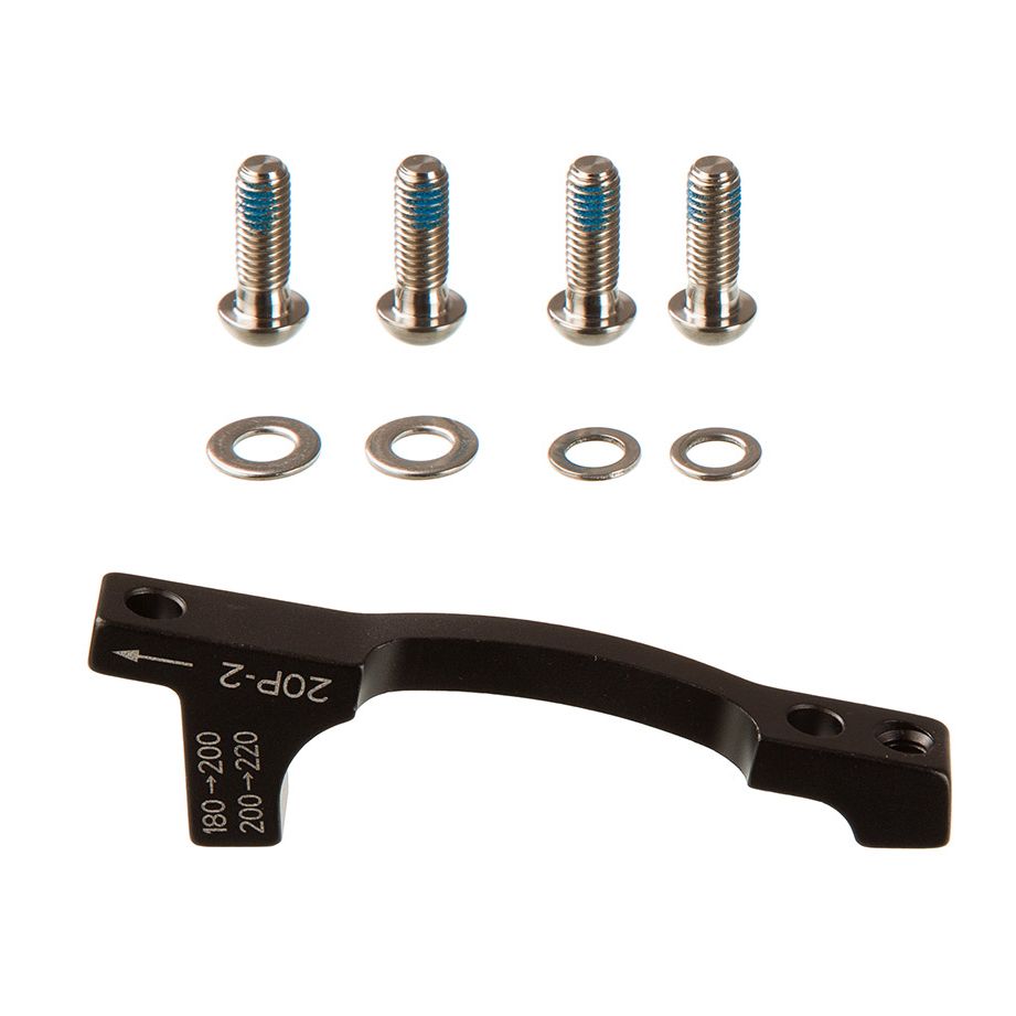 201046-02::0::201046-02::SRAM, Post Mount Bracket - Ti Bolt, Adaptateur pour étrier, Étrier: Post mount, Cadre/Fourche: Post mount, F200/F220