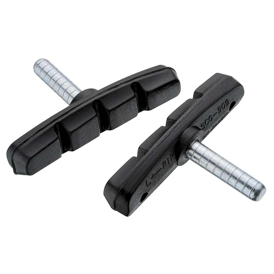210180-02::0::210180-02::Jagwire, Mountain Sport, Patins de frein cantilever, Tige Centrée, 70mm, Toutes conditions (Aw), Noir, 50 paires (vrac)