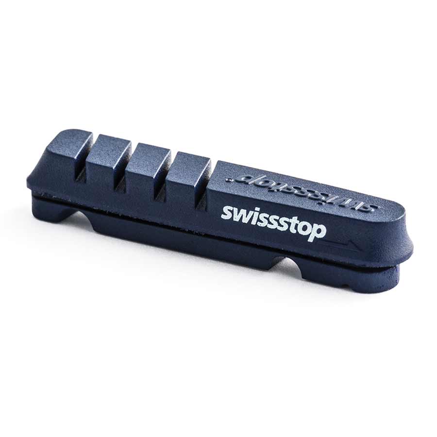 210306-02::0::210306-02::SwissStop, Flash Evo, Gomme de remplacement pour jante en alliage, Shimano, BXP, Paquet de 4
