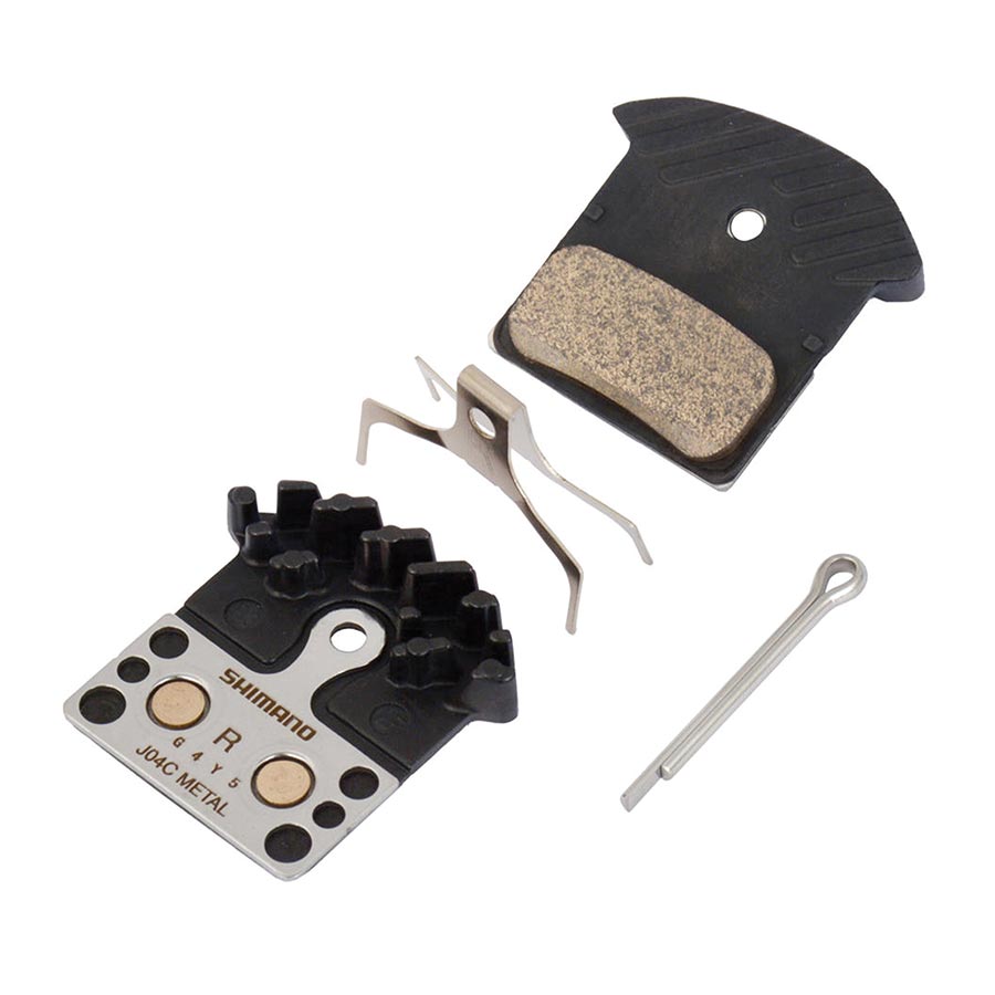 210316-04::0::210316-04::Shimano, Type J, Plaquettes de freins à disque, Forme: Shimano G-Type/F-Type/J-Type, Métallique, Paire, IBPJ04CMFA