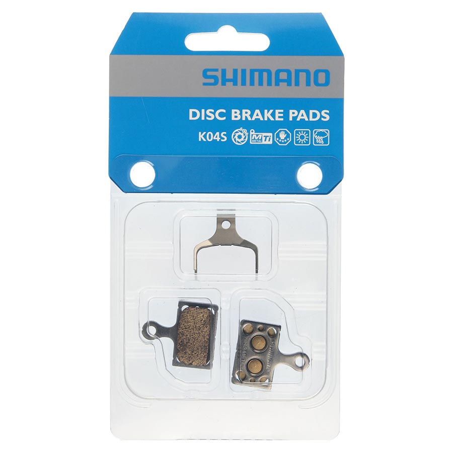 210424-07::0::210424-07::Shimano, Type K, Plaquettes de freins à disque, Forme: Shimano K-Type/L-Type, Métallique, Paire