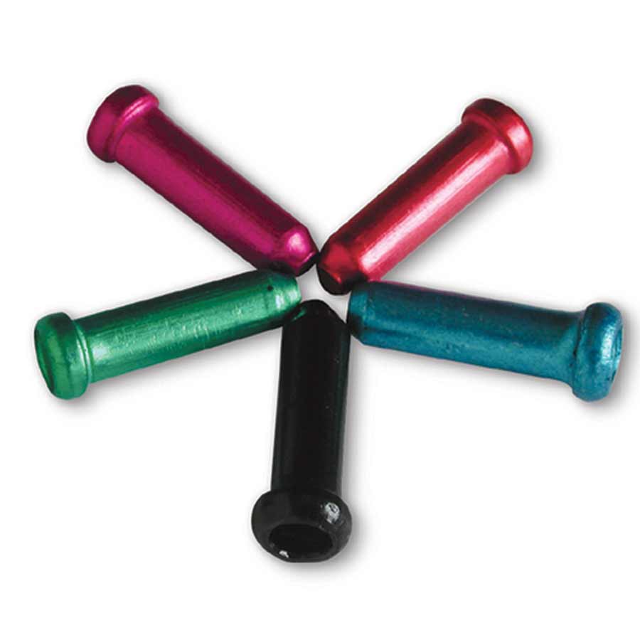 220076-03::0::220076-03::Jagwire, Embouts de câble, 1.8mm, Couleurs assortis, Bouteille de 500