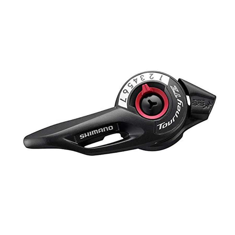 230834-02::0::230834-02::Shimano, SL-TZ500, Leviers de vitesses au pouce, Vitesses: 7, Noir