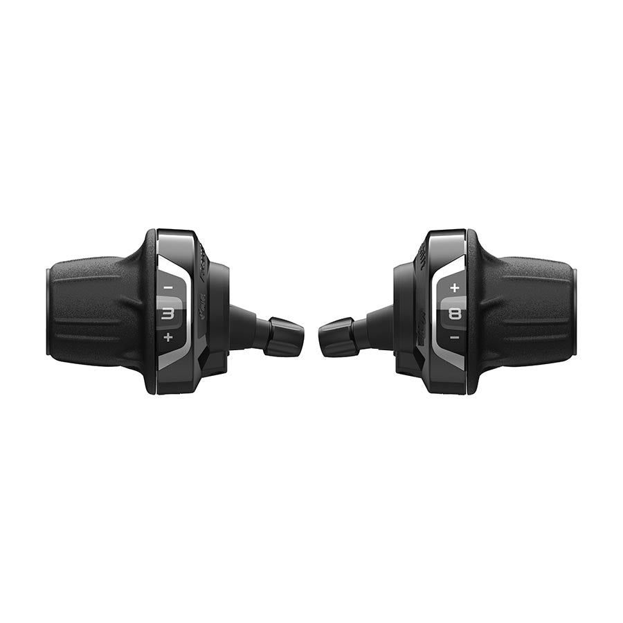 230927-02::0::230927-02::Shimano, Tourney SL-RV400, Levier rotatif, Vitesses: 3x8, Noir, ESLRV400P8SA