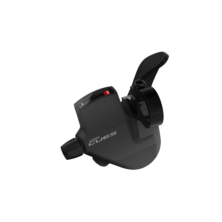 231004-02::1::231004-02::Shimano, CUES SL-U4000-L, Levier de vitesses, Vitesses: 2, Noir, ESLU4000LBP
