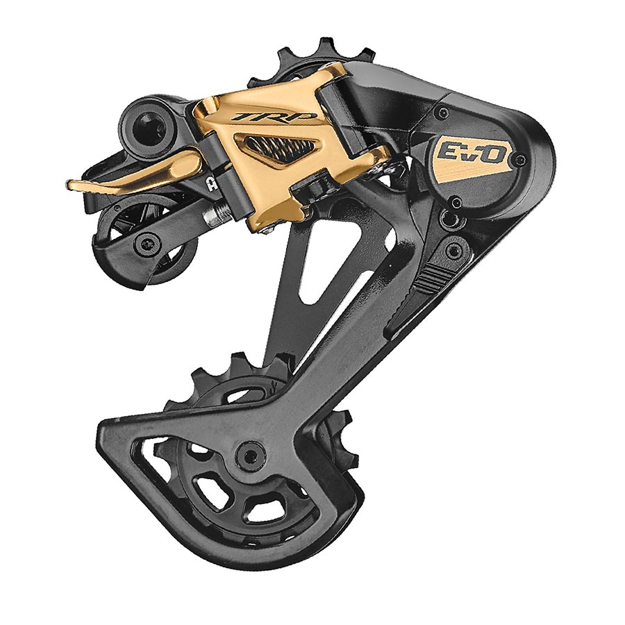 260280-02::0::260280-02::TRP, EVO 12, Dérailleur arrière, Vitesses: 12, Cage: Longue, Or
