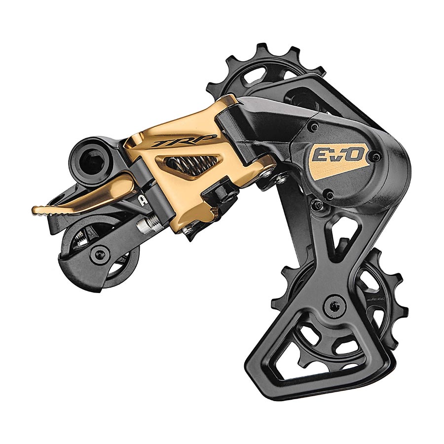 260281-02::0::260281-02::TRP, EVO 7, Dérailleur arrière, Vitesses: 7, Cage: Courte, Or