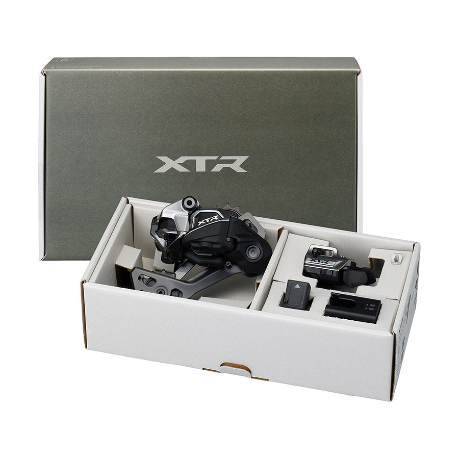 260310-03::3::260310-03::Shimano, XTR Di2 RD-M9250 Kit, Dérailleur arrière, Vitesses: 12, Cage: GS, Noir, bande de serrage, IGPM9250UPG03