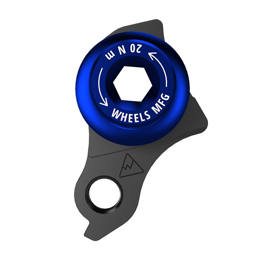 270963-06::0::270963-06::Wheels Manufacturing, DROPOUT-487, Patte de dérailleur, Bleu