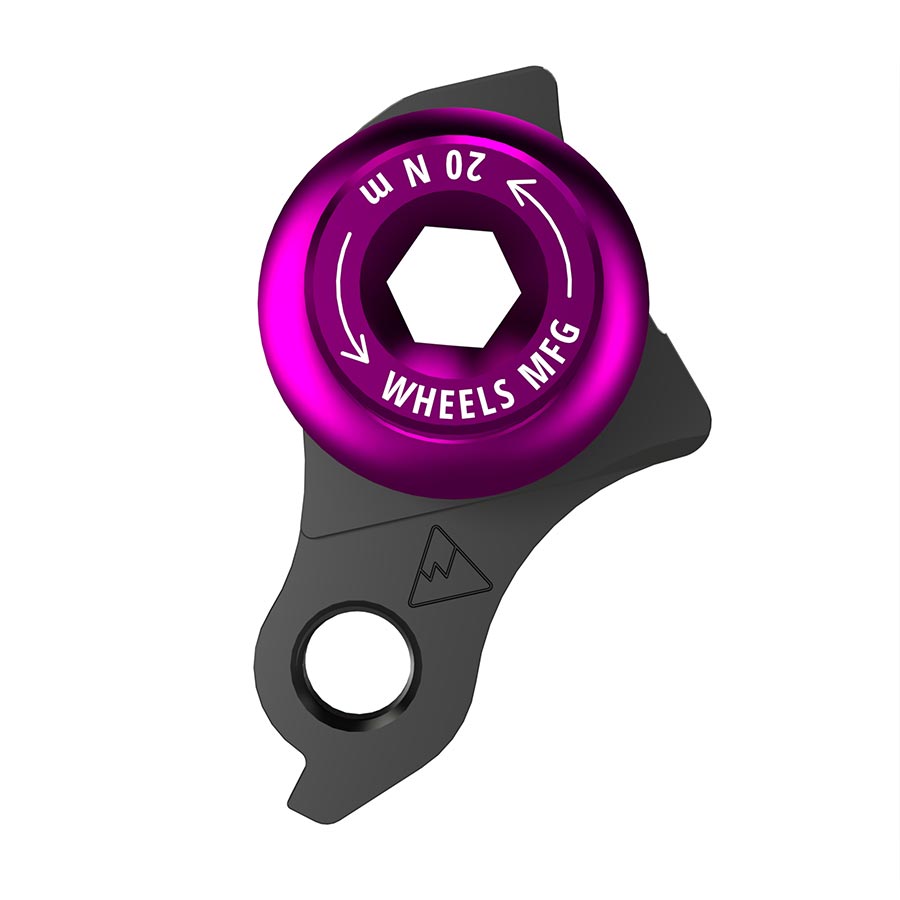 270963-07::0::270963-07::Wheels Manufacturing, DROPOUT-487, Patte de dérailleur, Mauve