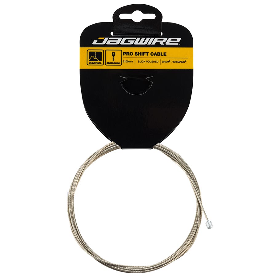 280018-02::0::280018-02::Jagwire, Pro Polished, Câble de vitesses, 1.1mm, Shimano/SRAM, Unité