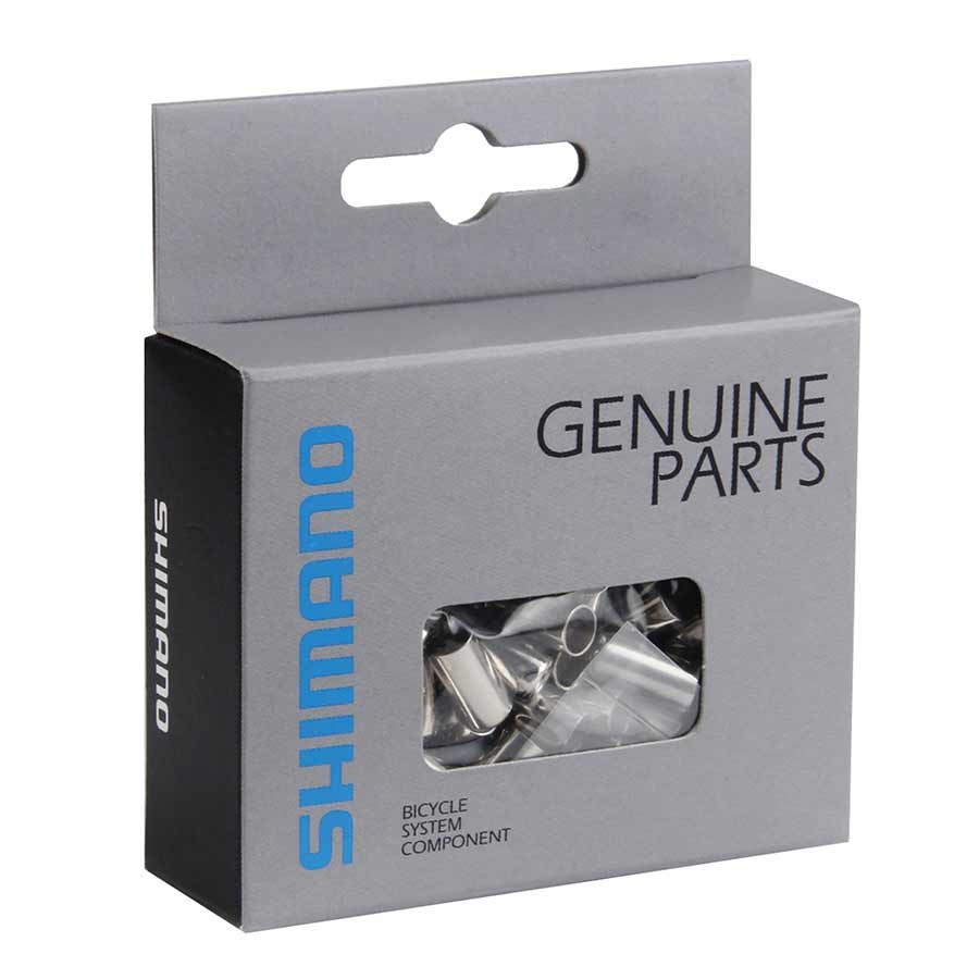 280065-01::1::280065-01::Shimano, Y60B98010, Embout en acier 6mm, Pour gaine de freins 5mm, Boîte de 100