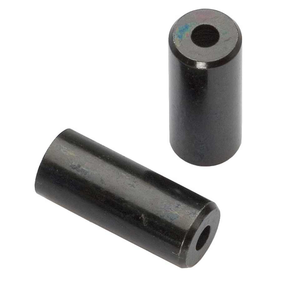 280075-02::0::280075-02::Jagwire, Embouts de gaine, 4mm, Laiton, Noir, Bouteille de 50