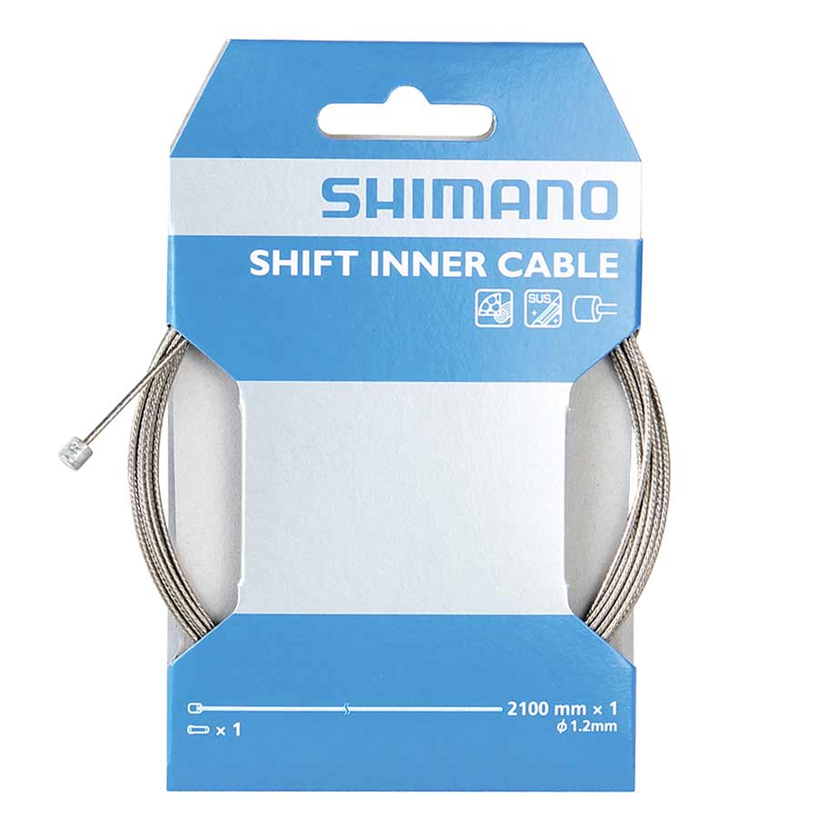 280105-01::0::280105-01::Shimano, Câble de dérailleur, Inox, 1.2x2100mm, Unité