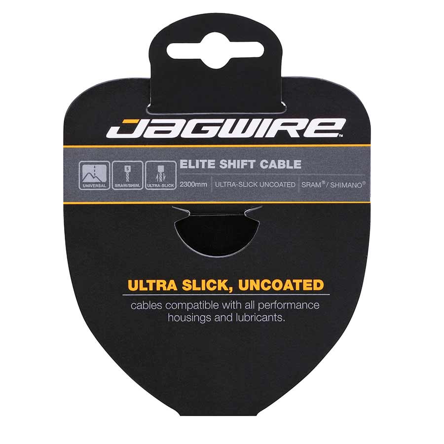 280134-01::0::280134-01::Jagwire, Elite Stainless Steel Ultra-Slick, Câble de vitesses, 1.1mm x 2300mm, Shimano/SRAM, unité