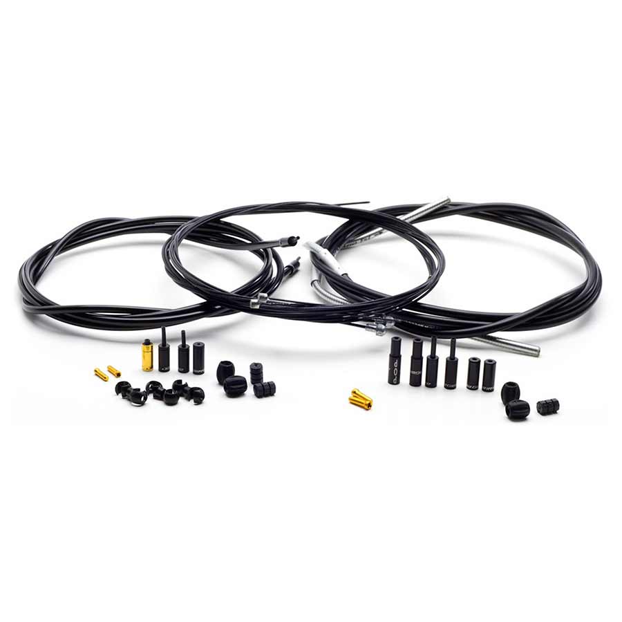 280169-01::1::280169-01::Jagwire, Road Pro, Ensemble complet de câbles et gaine de Freins, SRAM/Shimano, Noir