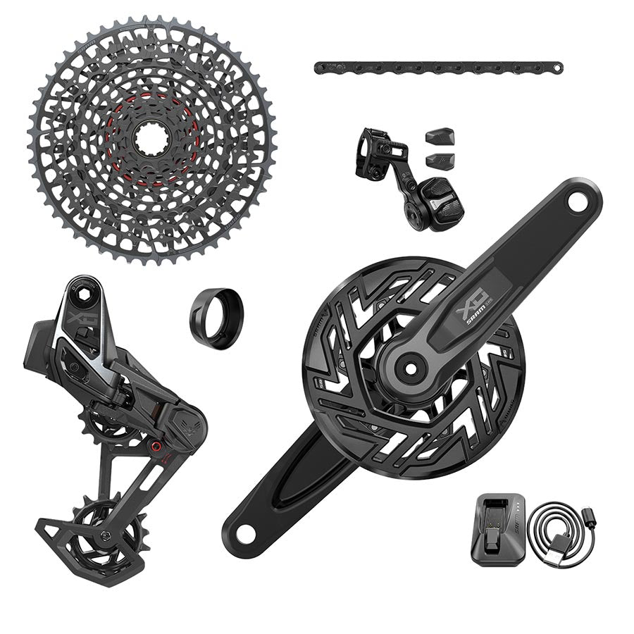 310018-01::0::310018-01::SRAM, X0 T-Type Pedal Assist, Groupe de pièces, Brose, 160mm, Kit