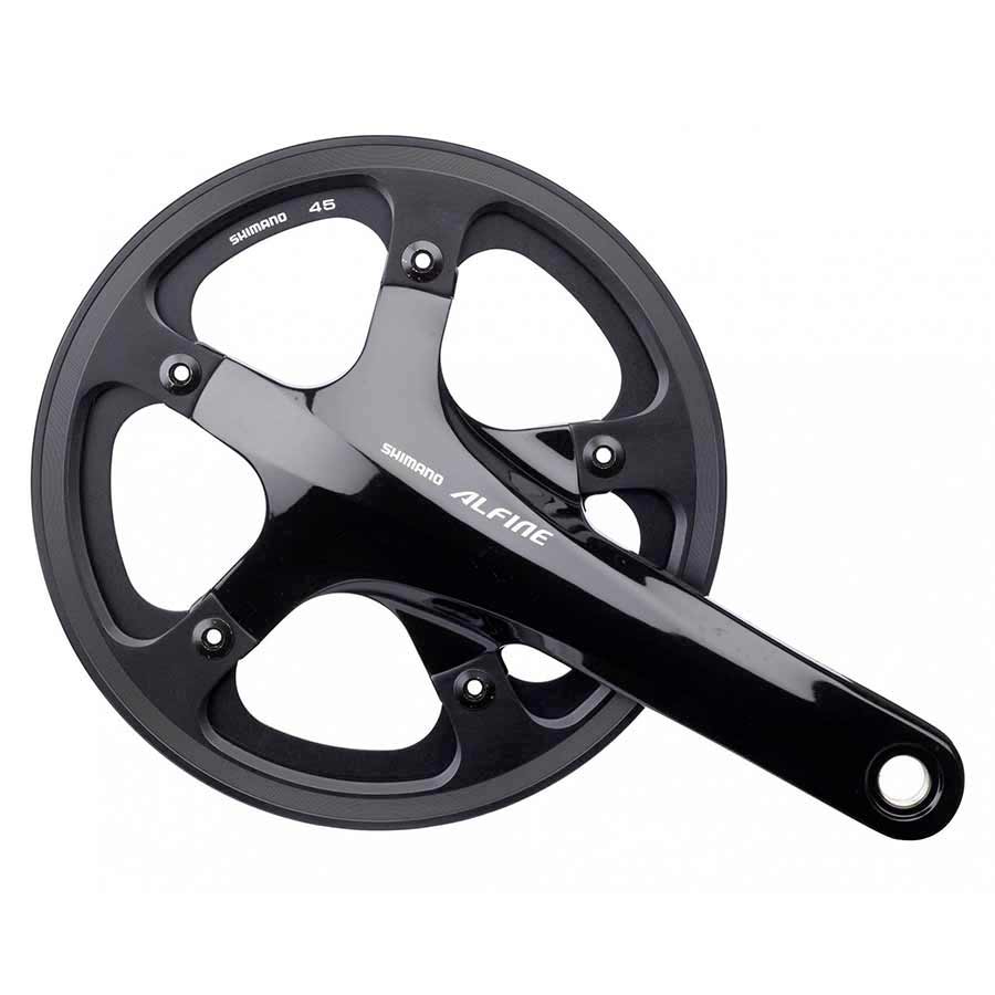 350713-01::0::350713-01::Shimano, Alfine FC-S501, Pédalier, 1 vit., 42D, BCD:130, Hollowtech II, 170mm, Noir