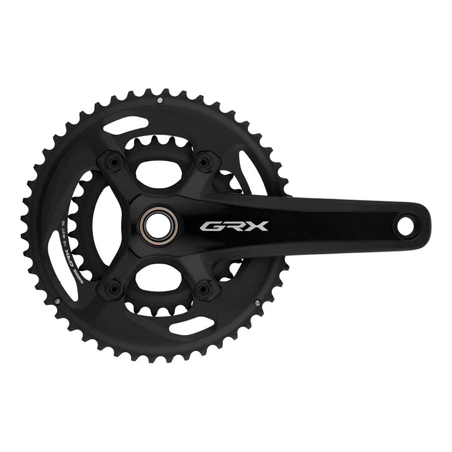 350779-03::0::350779-03::Shimano, GRX FC-RX810-2, Pédalier, Vitesses: 11, Axe: 24mm, BCD: 80/110, 31/48, Hollowtech II, 175mm, Noir, Route Disque