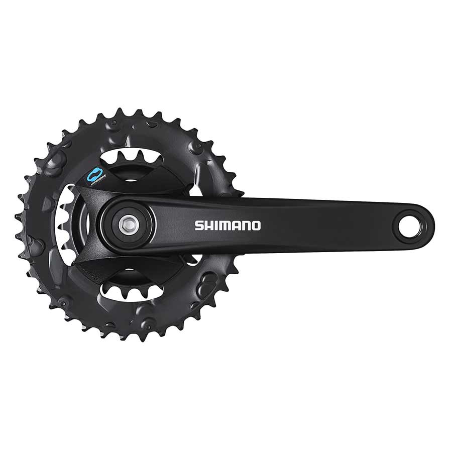 350787-02::0::350787-02::Shimano, FC-M315-2, Pédalier, Vitesses: 7/8, BCD: Rivets, 22/36, Carré, 175mm, Noir, MTB