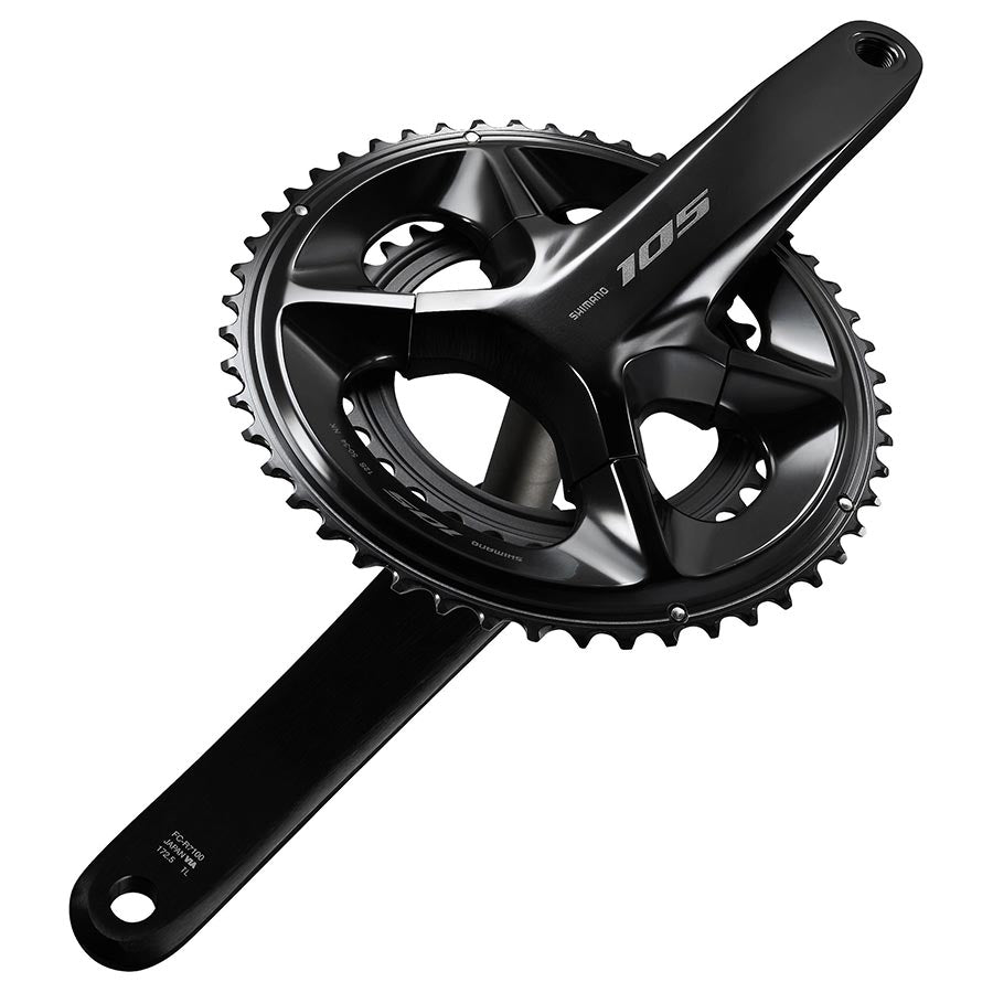 350839-03::1::350839-03::Shimano, FC-R7100, Pédalier, Vitesses: 12, Axe: 24mm, BCD: 110, 34/50, Hollowtech II, 170mm, Noir, Route Disque, IFCR7100CX04