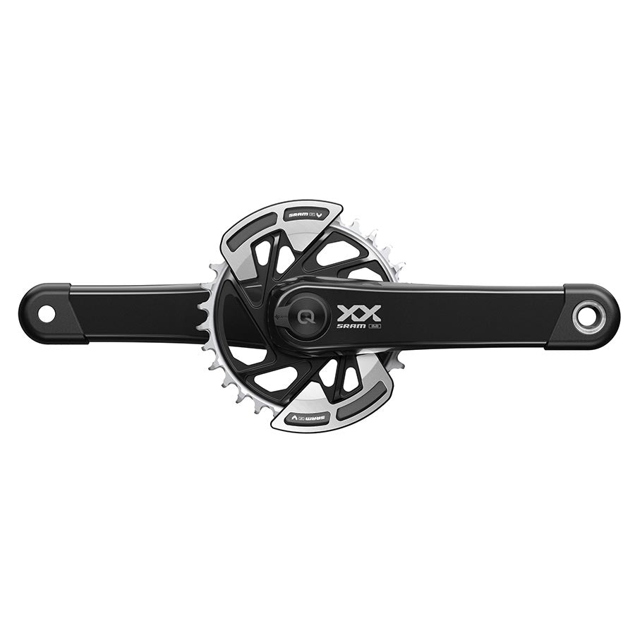 350852-02::0::350852-02::SRAM, XX T-Type Spindle à Capteur de puissance, Pédalier à capteur de puissance, Vitesses: 12, Axe: 28.99mm, BCD: Direct Mount, 32, DUB, 170mm, Noir, Boost
