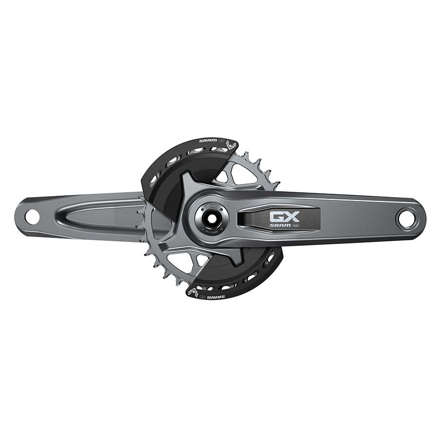 350858-01::0::350858-01::SRAM, GX Eagle T-Type, Pédalier, Vitesses: 12, Axe: 28.99mm, BCD: Direct Mount, 32, DUB, 175mm, Noir, Boost