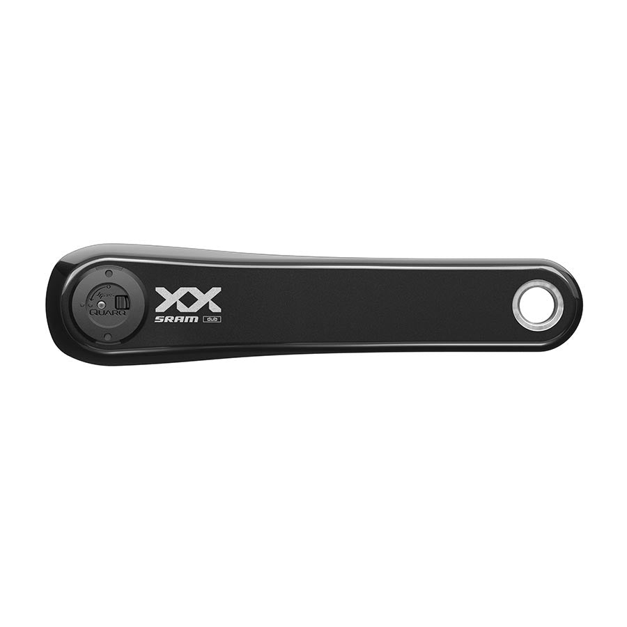 350862-03::0::350862-03::SRAM, XX PM, Manivelle gauche avec essieu wattmètre, Axe: 28.99mm, DUB, 175mm, Noir, Boost