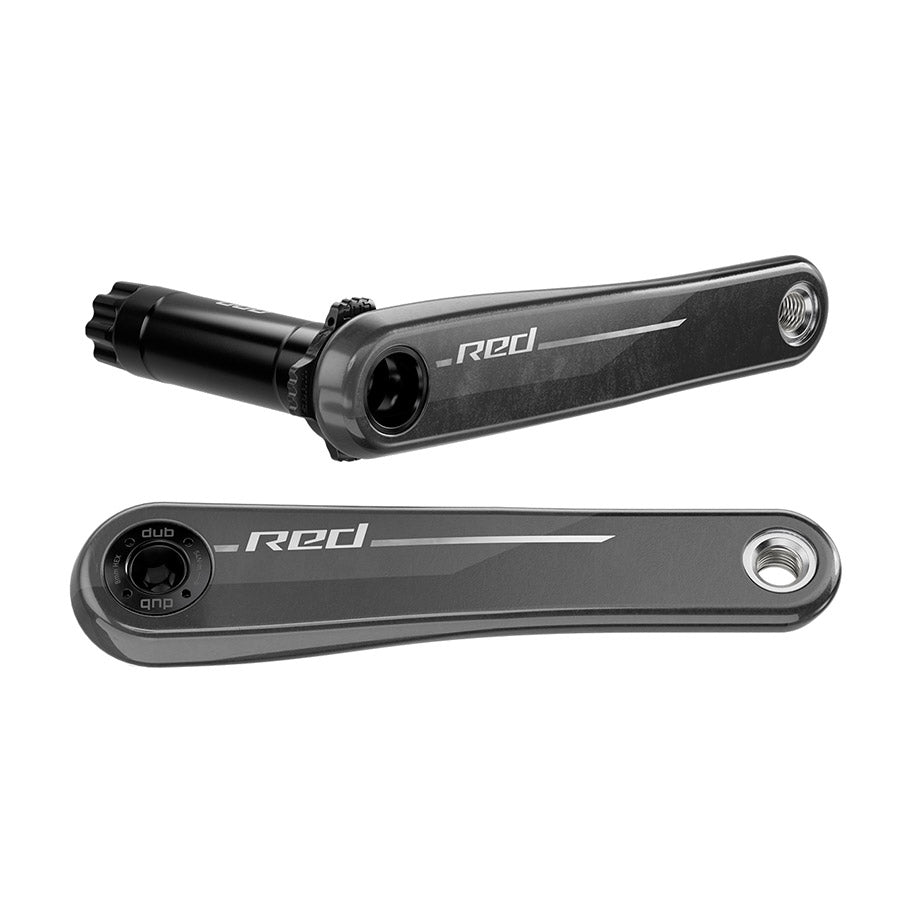 350898-08::0::350898-08::SRAM, Red E1 DUB Crank Arm Assembly, Bras de pédalier, 155mm, BCD: Direct Mount SRAM 8 Boulons