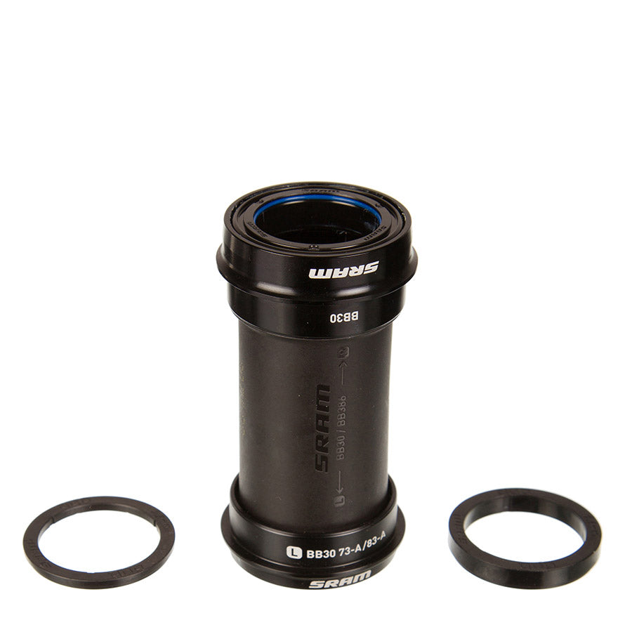380514-01::0::380514-01::SRAM, DUB BB30 Road Wide 73mm, Jeu de pédalier Press-fit, BB30, Axe: 28.99mm, Largeur: 73mm, Diamètre: 42mm