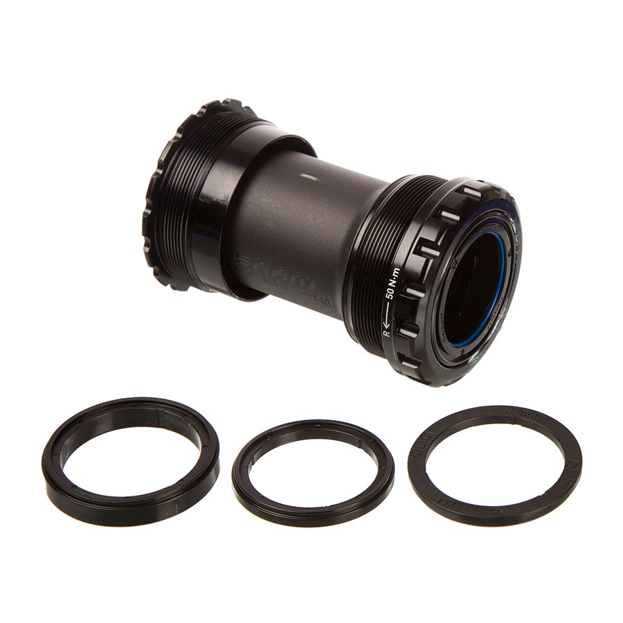 380541-01::0::380541-01::SRAM, DUB T47 77mm, Threaded Cups, T47, 77mm, 28.99mm