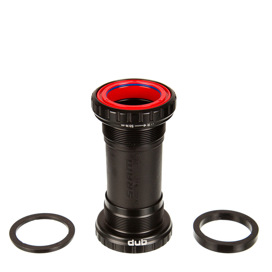 380569-01::0::380569-01::SRAM, DUB BSA 68mm Road Wide Ceramic, Jeu de pédalier fileté, Anglais, 68mm, 28.99mm