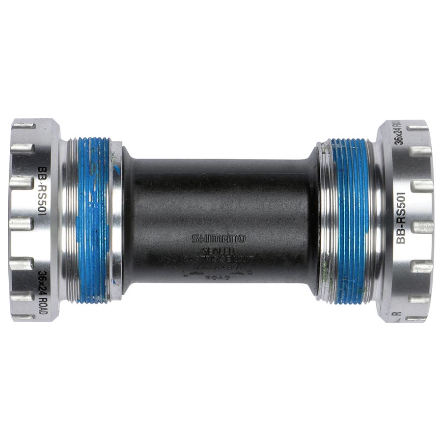 380573-01::0::380573-01::Shimano, BB-RS501, Jeu de pédalier fileté, Anglais, 68mm, 24mm, EBBRS501B