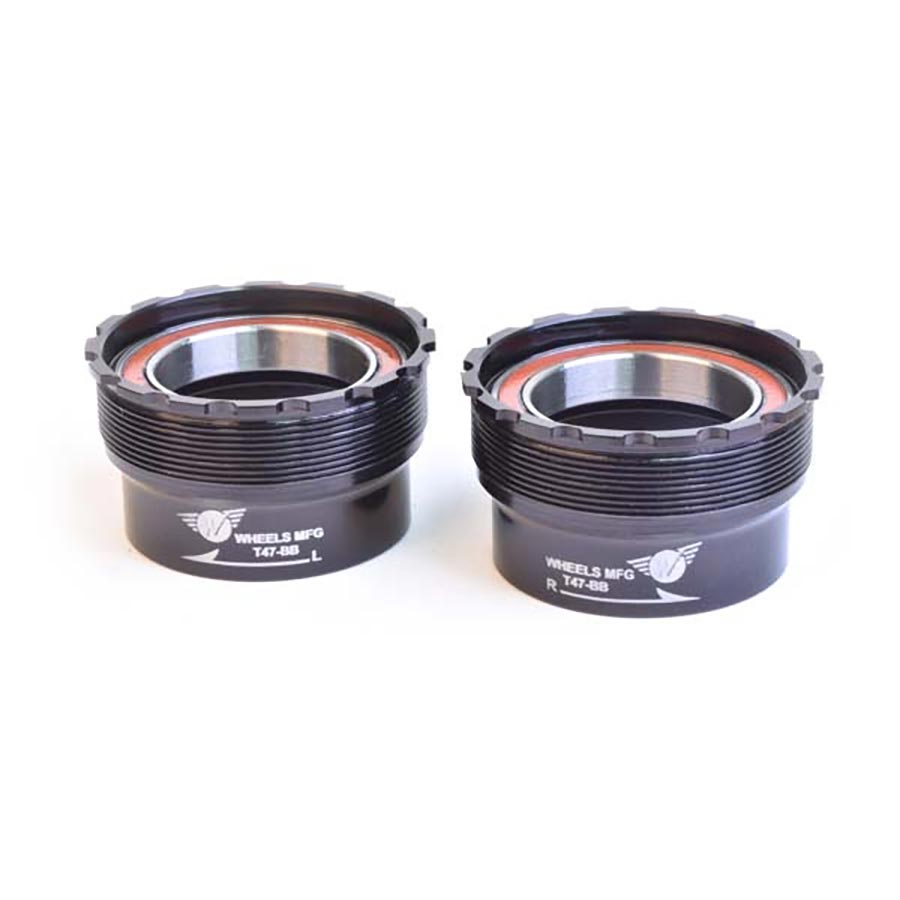 380636-01::2::380636-01::Wheels Manufacturing, T47 Inboard 30mm AC, Jeu de pédalier fileté, T47, 68-132mm, 30mm