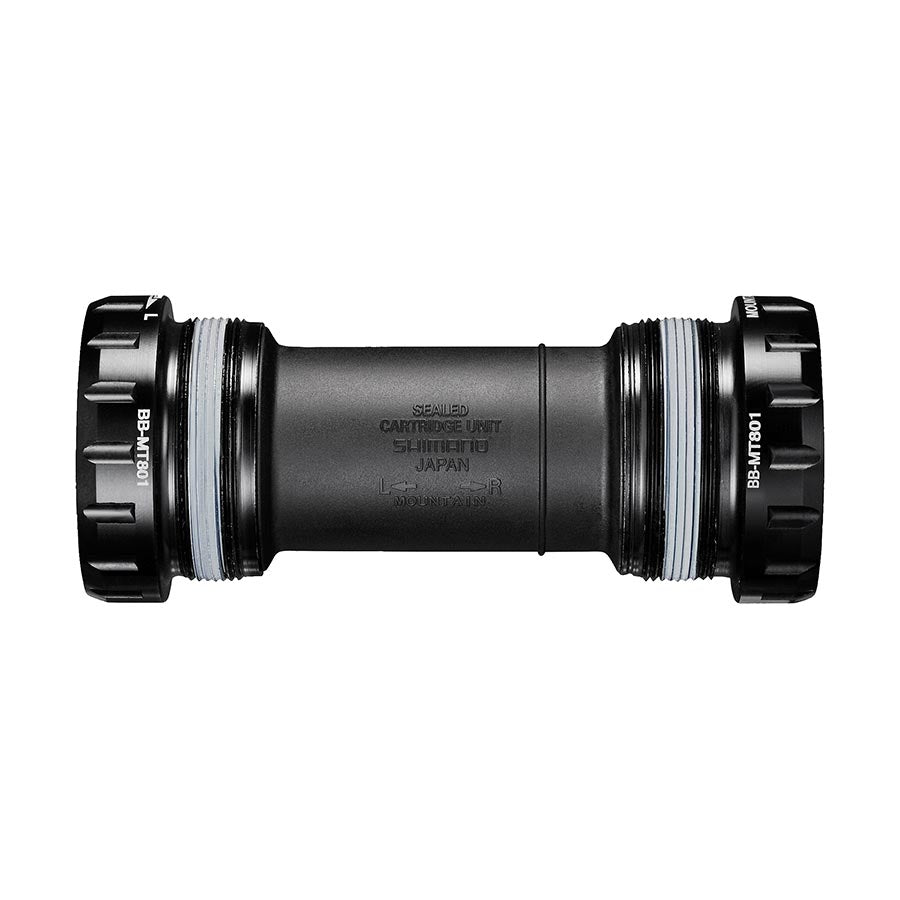 380641-01::0::380641-01::Shimano, XT BB-MT801, Jeu de pédalier fileté, Anglais, 68/73mm, 24mm, IBBMT801B