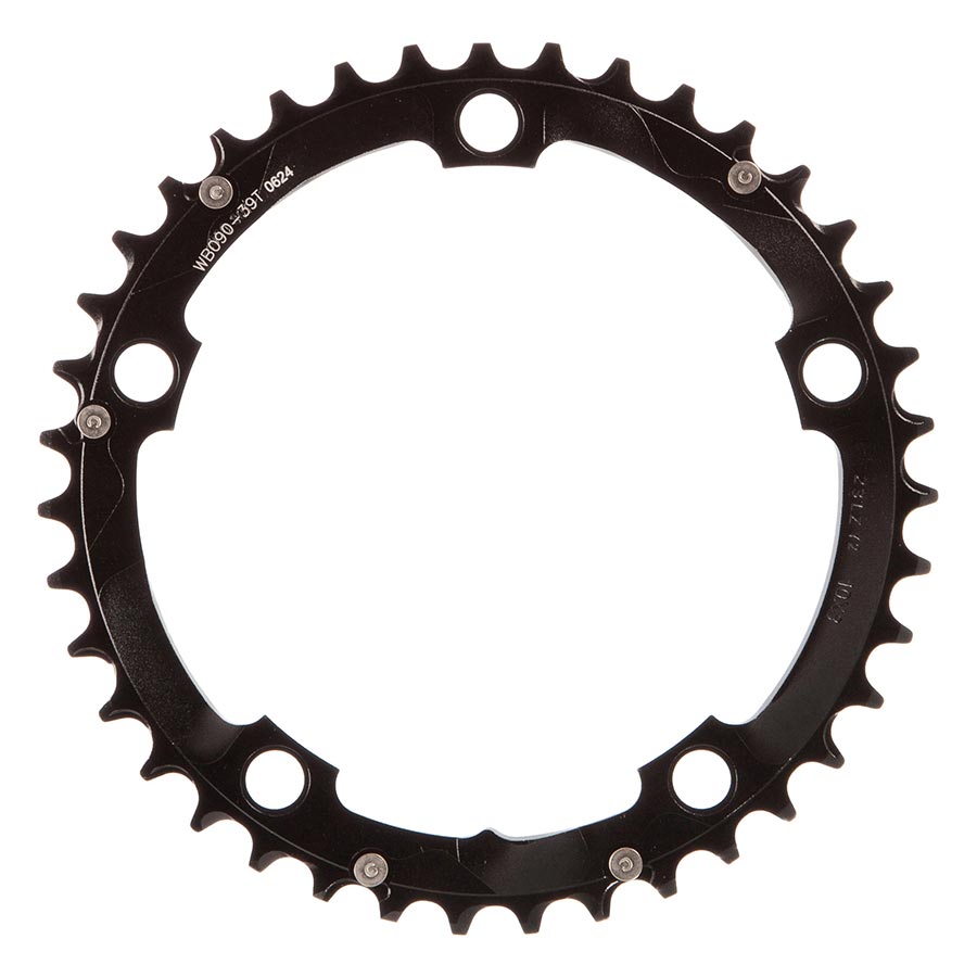 390383-01::0::390383-01::FSA, 39D, 10vit., BCD: 130mm, 5 Boulons, Plateau Inner, pour Road triple, Aluminium, Noir, 370-0239