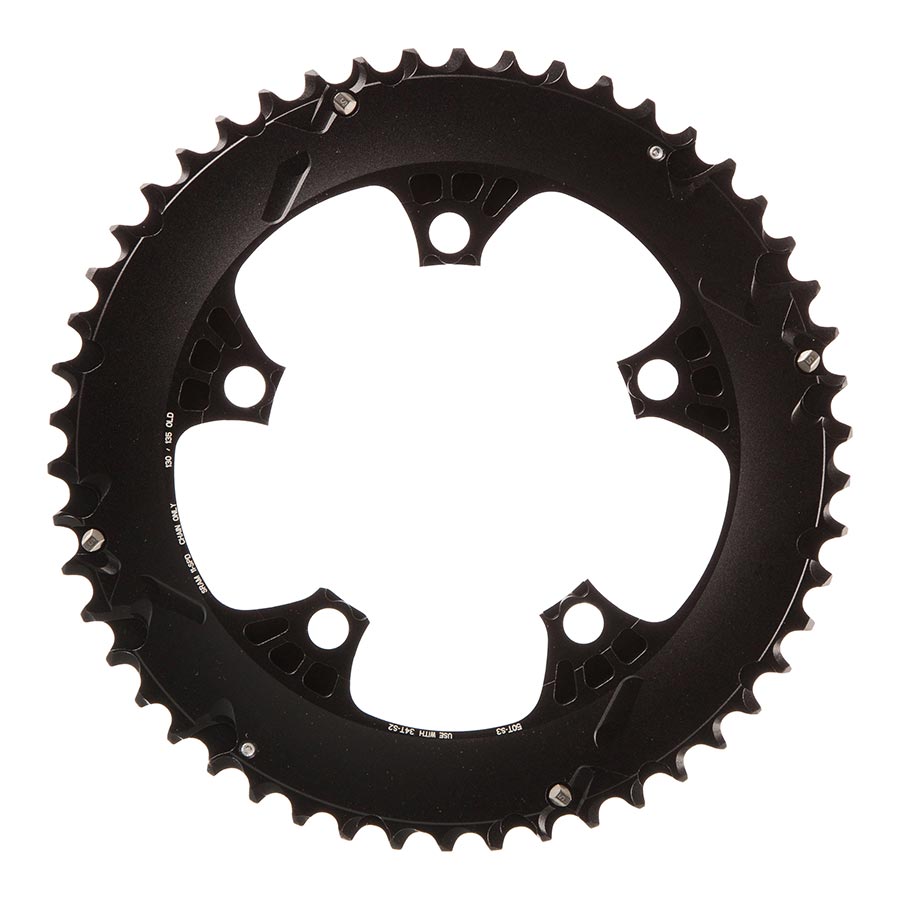 391033-01::0::391033-01::SRAM, Red B2, 50D, 11vit, BCD: 110mm, Plateau, Aluminum, Noir