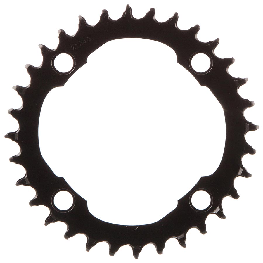 391046-01::1::391046-01::SRAM, X-SYNC 2, 32, Plateau, 12vit, BCD: 104, Aluminum, Black