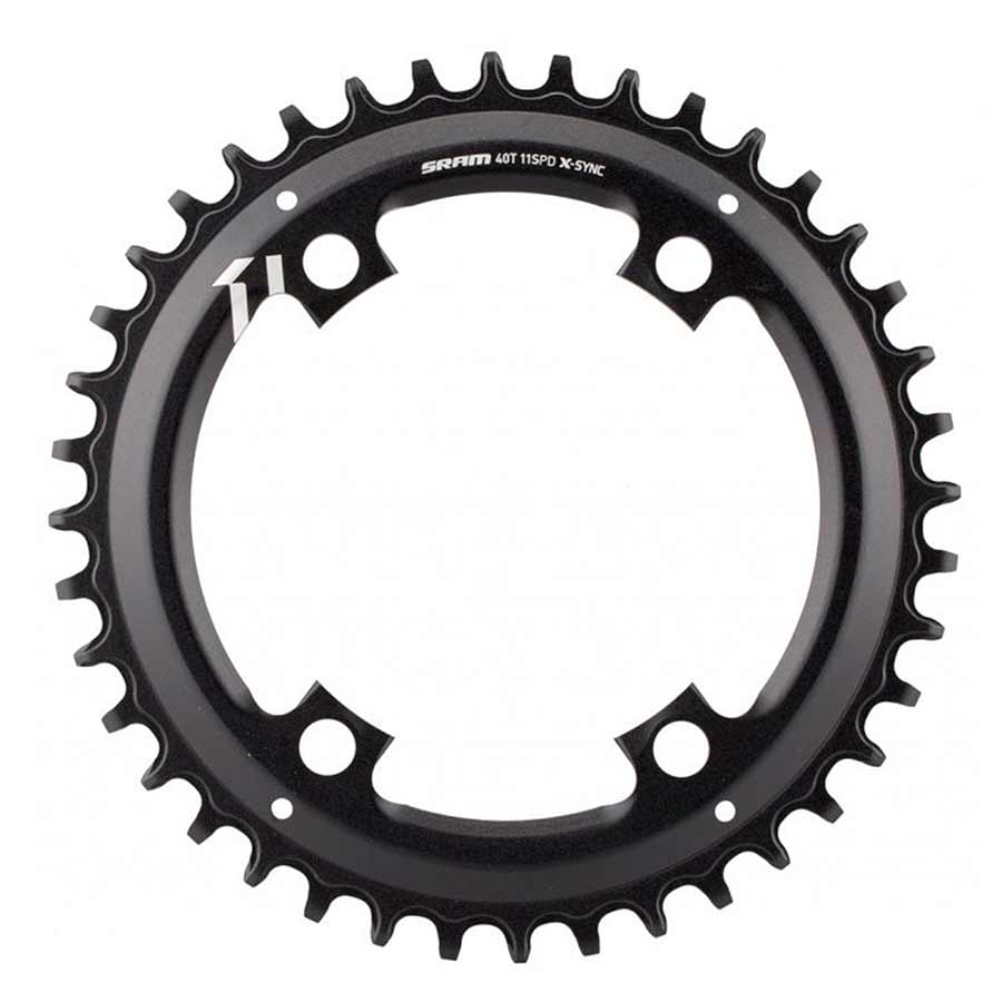 391064-01::0::391064-01::SRAM, X-Sync Asymétrique, Plateau, 40D, 11vit, BCD: 110, Aluminum, Noir