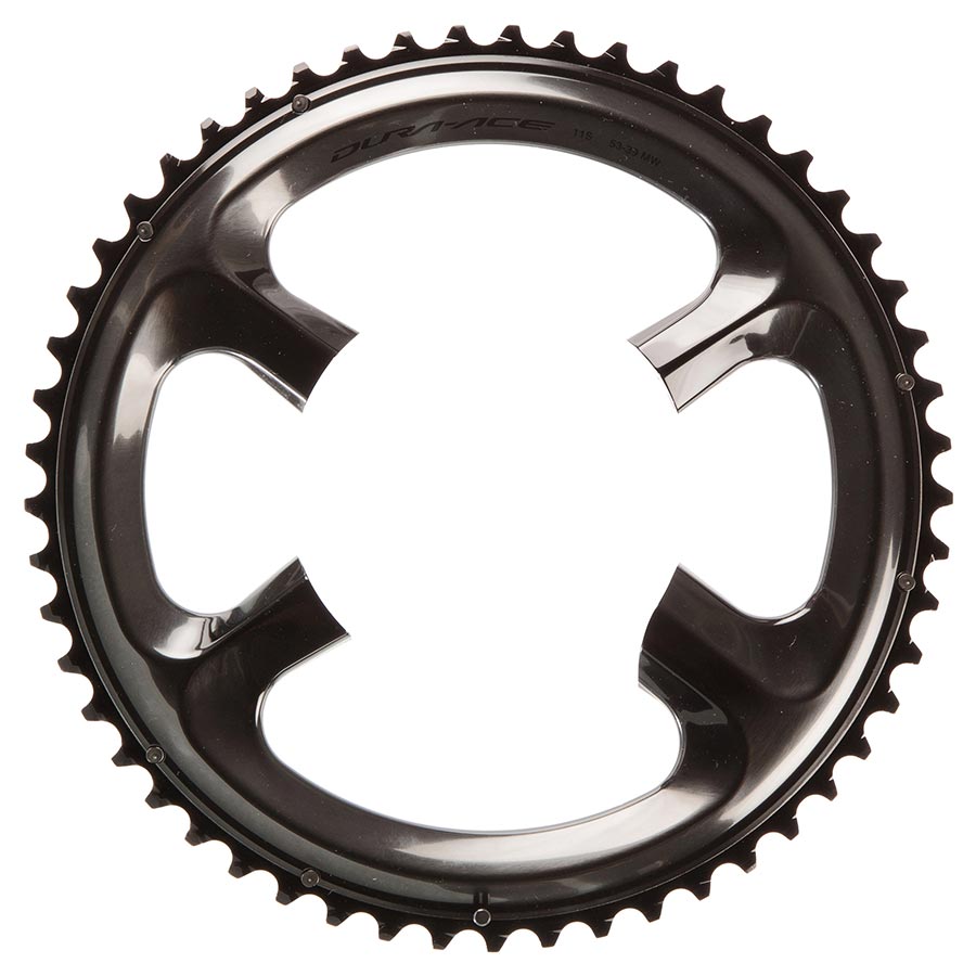 391065-01::1::391065-01::Shimano, Dura Ace FC-R9100, Plateau, MW, 53D, 11vit, BCD: 110, Aluminum, Noir