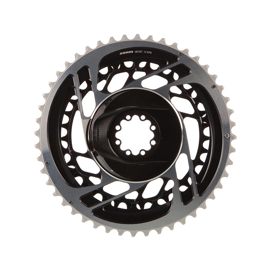 391089-02::1::391089-02::SRAM, Red AXS 2x, Plateau, Dents: 35/48, Vitesses: 12, BCD: Direct Mount, Paire, Aluminium, Gris
