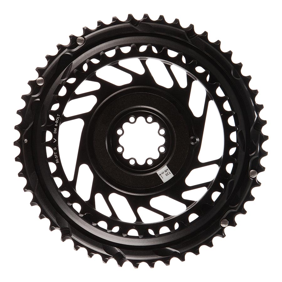 391089-03::0::391089-03::SRAM, Red AXS 2x, Plateau, Dents: 37/50, Vitesses: 12, BCD: Direct Mount, Paire, Aluminium, Gris