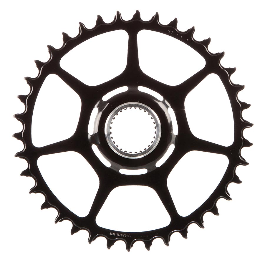 391090-05::1::391090-05::SRAM, X-SYNC 2 Bosch Non-Boost, Plateau, Dents: 38, Vitesses: 11/12, Mono-plateau, Acier, Noir