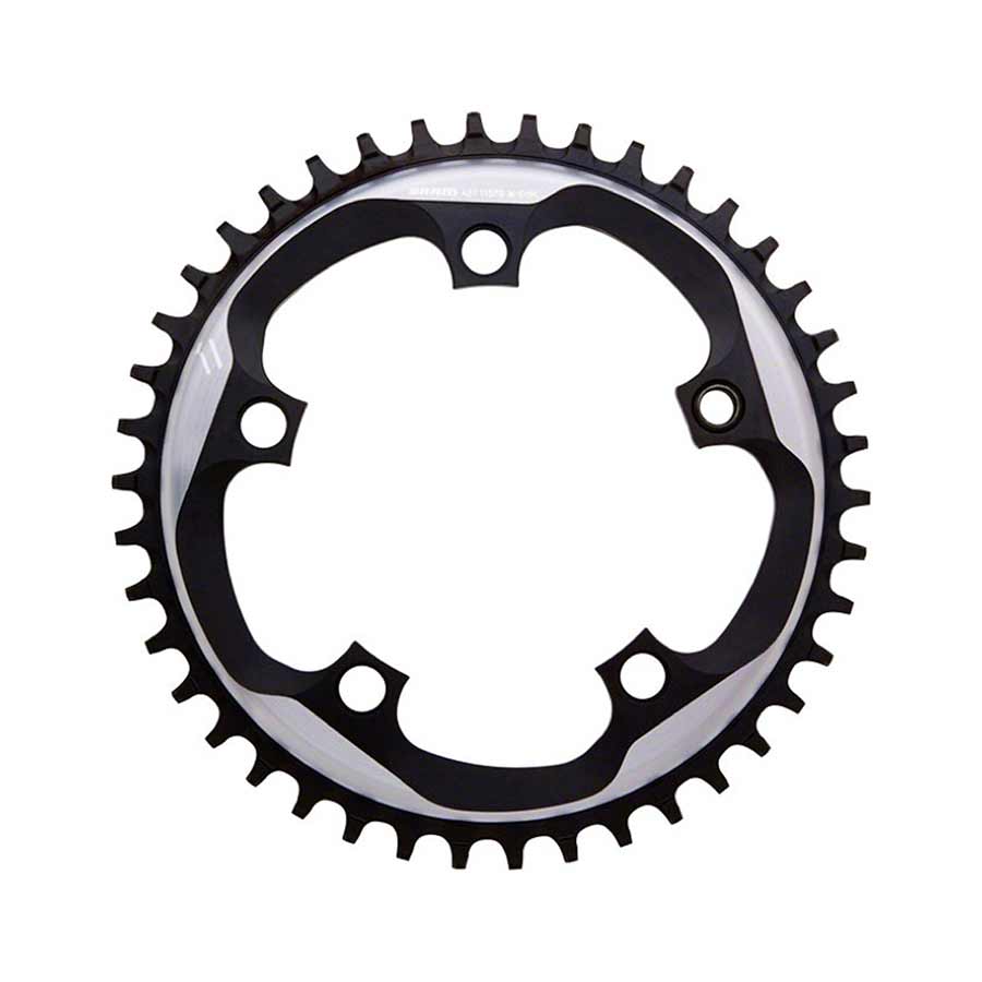 391095-01::0::391095-01::SRAM, X-SYNC 48T 110mm, Plateau, Dents: 48, Vitesses: 11, BCD: 110, Boulons: 5, Mono-plateau, Aluminium, Noir