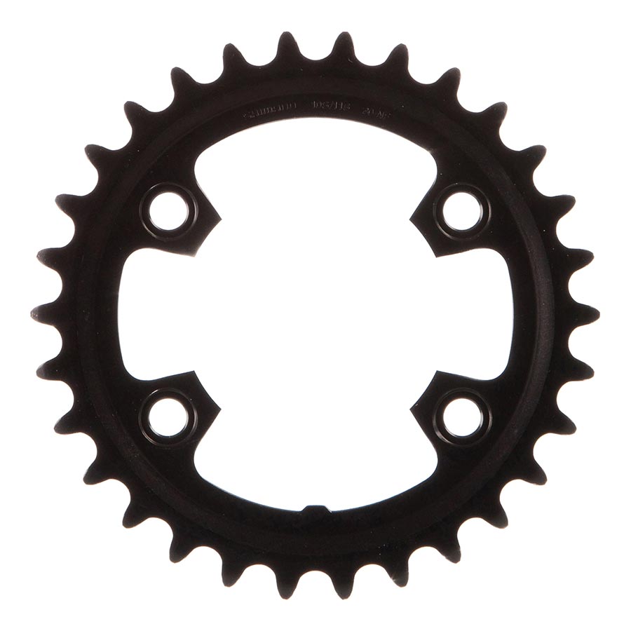 391110-01::0::391110-01::Shimano, GRX FC-RX600 2x10 / 2x11, Plateau, Dents: 30, Vitesses: 10/11, BCD: 80, Boulons: 4, Intérieur, Aluminium, Noir